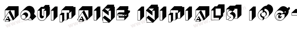 Aquitaine Initials ICG字体转换